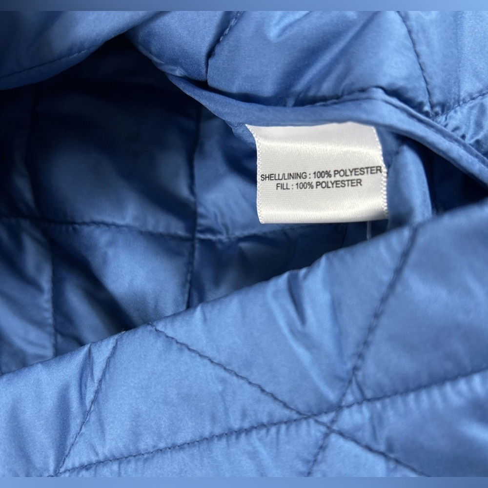 Peter Millar Jacket Hoodie Crown Essex XL Quilted Moon Blue Polyester - Picture 9 of 10